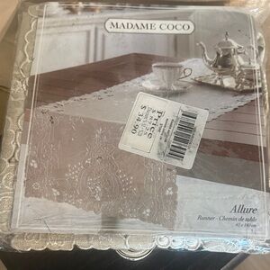 Allure Intricate Lace Table Runner -